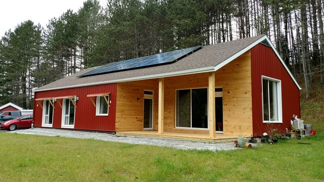 Photo of the Habitat for Humanity Passive House